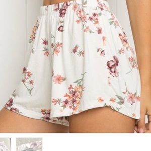 Brandy Melville Floral Shorts